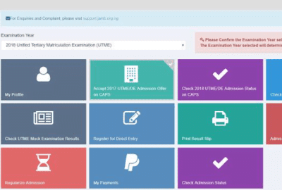 jamb caps login 2022