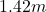 1.42m