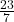 \frac{23}{7}