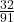 \frac{32}{91}
