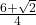 \frac{6 + \sqrt{2}}{4}