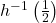 h^{-1}\left(\frac{1}{2}\right)