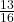 \frac{13}{16}