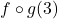 f \circ g(3)