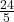 \frac{24}{5}