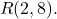 \[ R(2, 8). \]