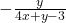 -\frac{y}{4x+y-3}