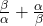 \frac{\beta}{\alpha} + \frac{\alpha}{\beta}