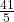 \frac{41}{5}