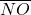 \overline{NO}