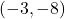 (-3, -8)