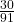 \frac{30}{91}