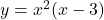 y = x^2(x - 3)