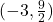 (-3, \frac{9}{2})