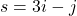 s = 3i - j