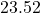 23.52°