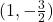 (1, -\frac{3}{2})