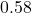 0.58
