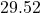 29.52°