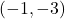 (-1, -3)