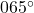 065^\circ
