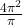 \frac{4\pi^2}{\pi}