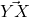 \vec{YX}