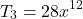 \[ T_3 = 28x^{12} \]