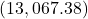 (13, 067.38°)