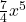 \frac{7}{4}x^5