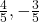 \frac{4}{5}, -\frac{3}{5}