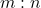 m:n
