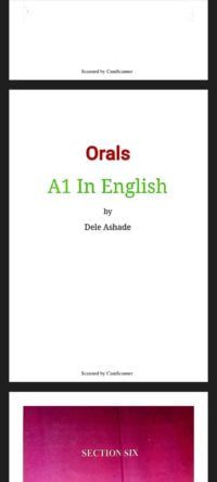 A1 In English by Dele Ashade