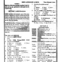 bece igbo language past questions
