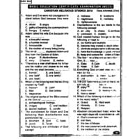 bece crs past questions