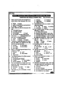 bece crs past questions