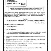 bece basic science past questions