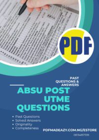 ABSU Post-UTME Past Questions and Answers [PDF & Doc Format]