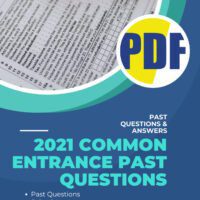 2021 common entrance past questions