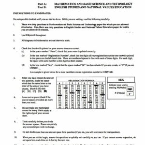 Download 2020 Gifted Common Entrance Past Questions for Gifted Students