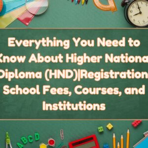 Higher National Diploma (HND)|
