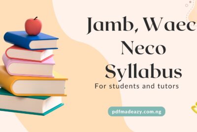 jamb syllabus