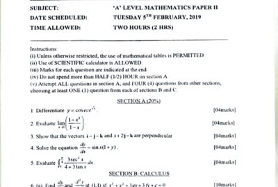 IJMB MATHEMATICS