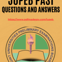 JUPEB Physics Complete Past Questions Bundle (2015-2024)